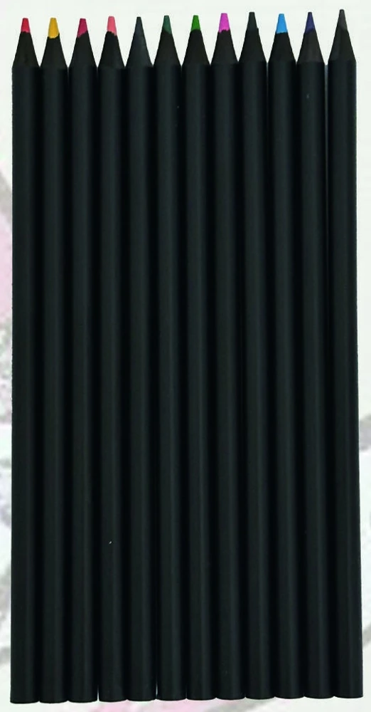 Black finish colored pencils — KS0713