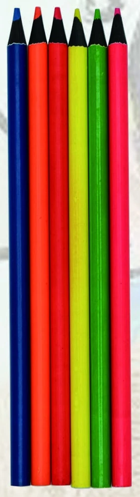 Color finish black wood colored pencils — KS0931