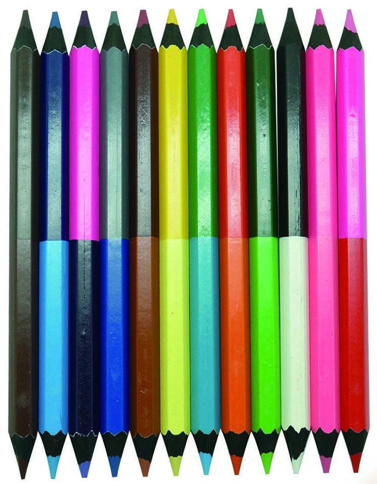 Double ended jumbo colored pencils — KS1011