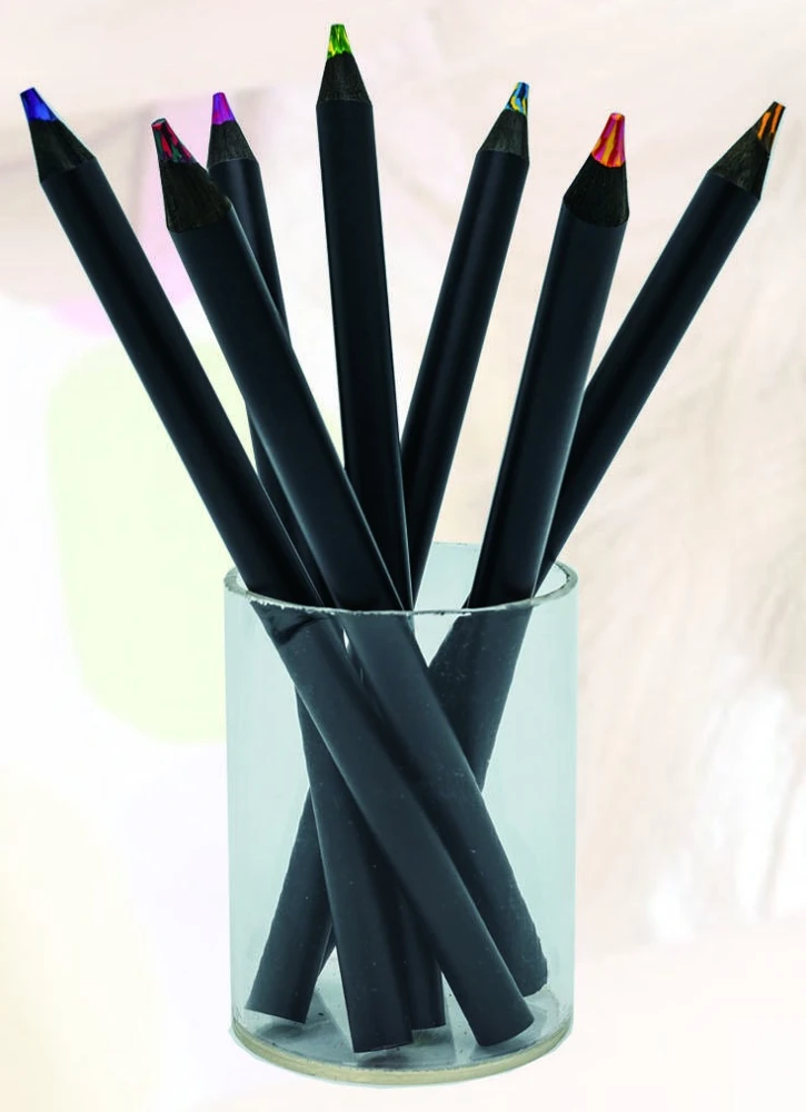 Black jumbo multicolor lead pencils — KS1250