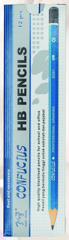 HB graphite pencils in printed box — KS1303