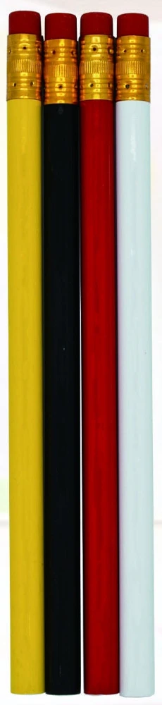 Graphite pencils with gold tone ferrules — KS1423