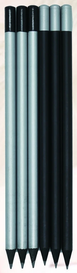 Silver and black graphite pencils — KS1911