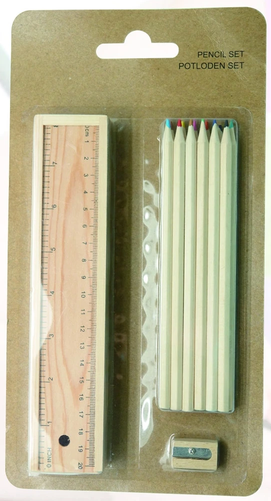 Colored pencil stationery gift set — KS4003