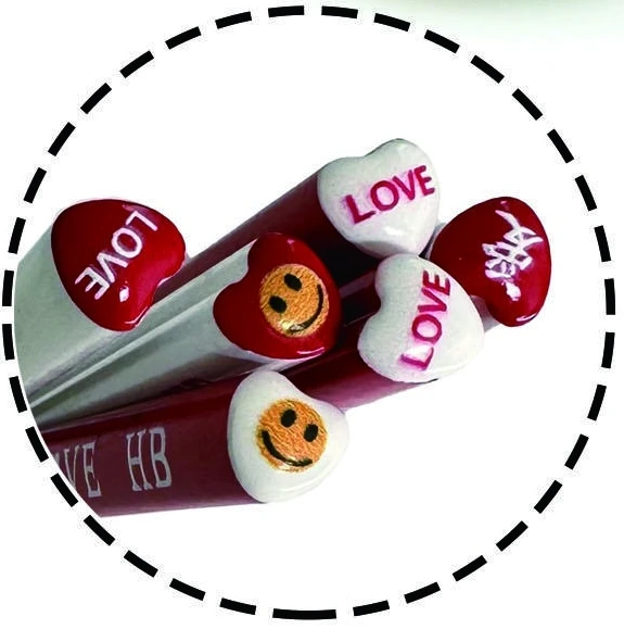Heart-top message pencils — KS4019
