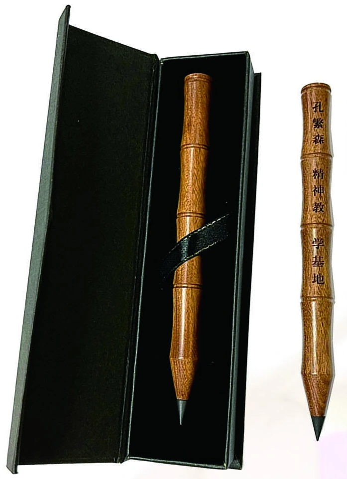 Bamboo-style pencil gift box — KSA001